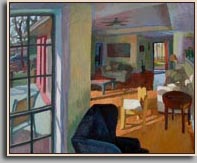 INSIDE OUTSIDE 2004 oil/canvas 24" x 29"